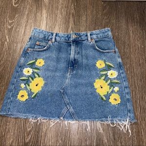 Topshop Jean Skirt